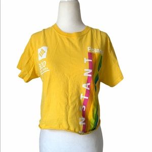 Vintage X Polaroid Short Sleeve Crop Tee Size S